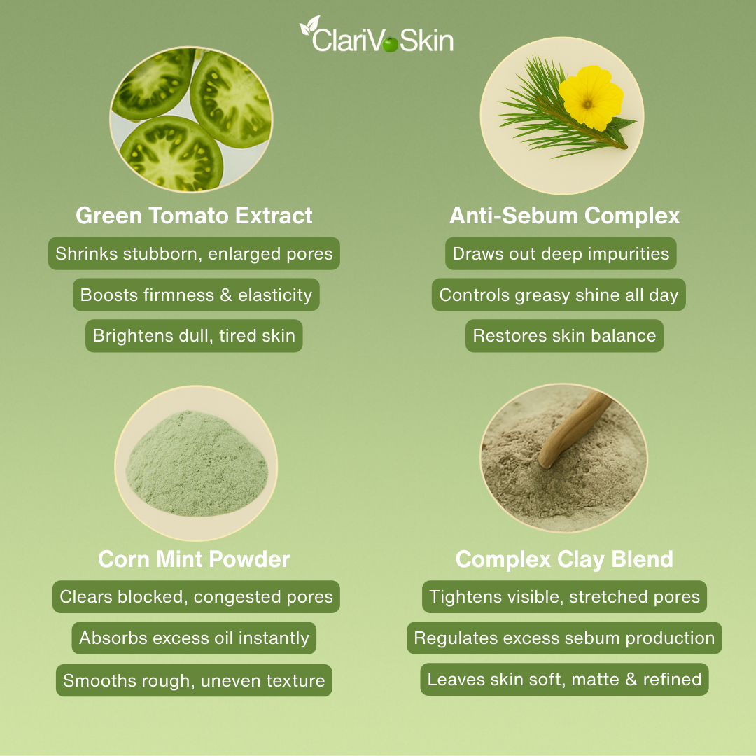 CLARIVASKIN GREEN TOMATO CLARIMASK™